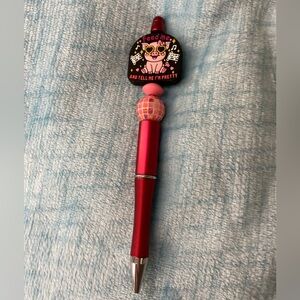 Red Novelty Pig Pen “Feed me and tell me I’m pretty”